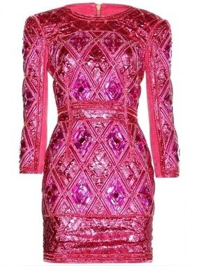 Balmain embellished mini dress